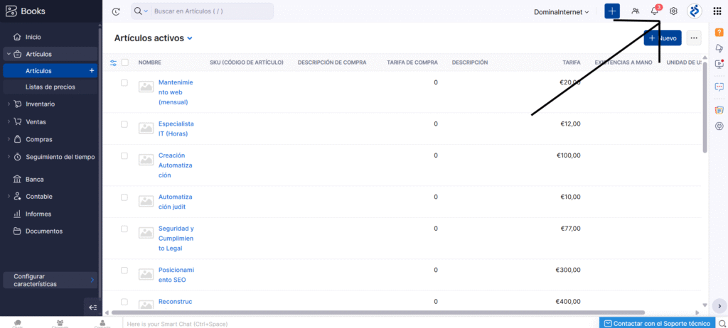 Captura de pantalla 2025-11-01 verifactu-zoho